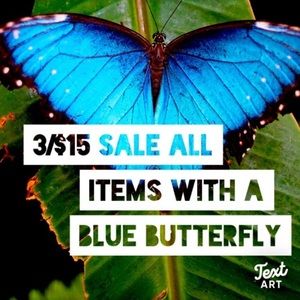 🦋3/$15 items marked